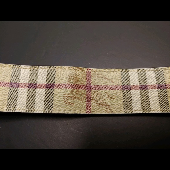Burberry vintage buckle belt